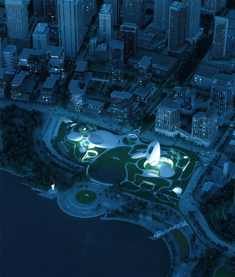 深圳湾文化广场规划与建筑设计 | mad